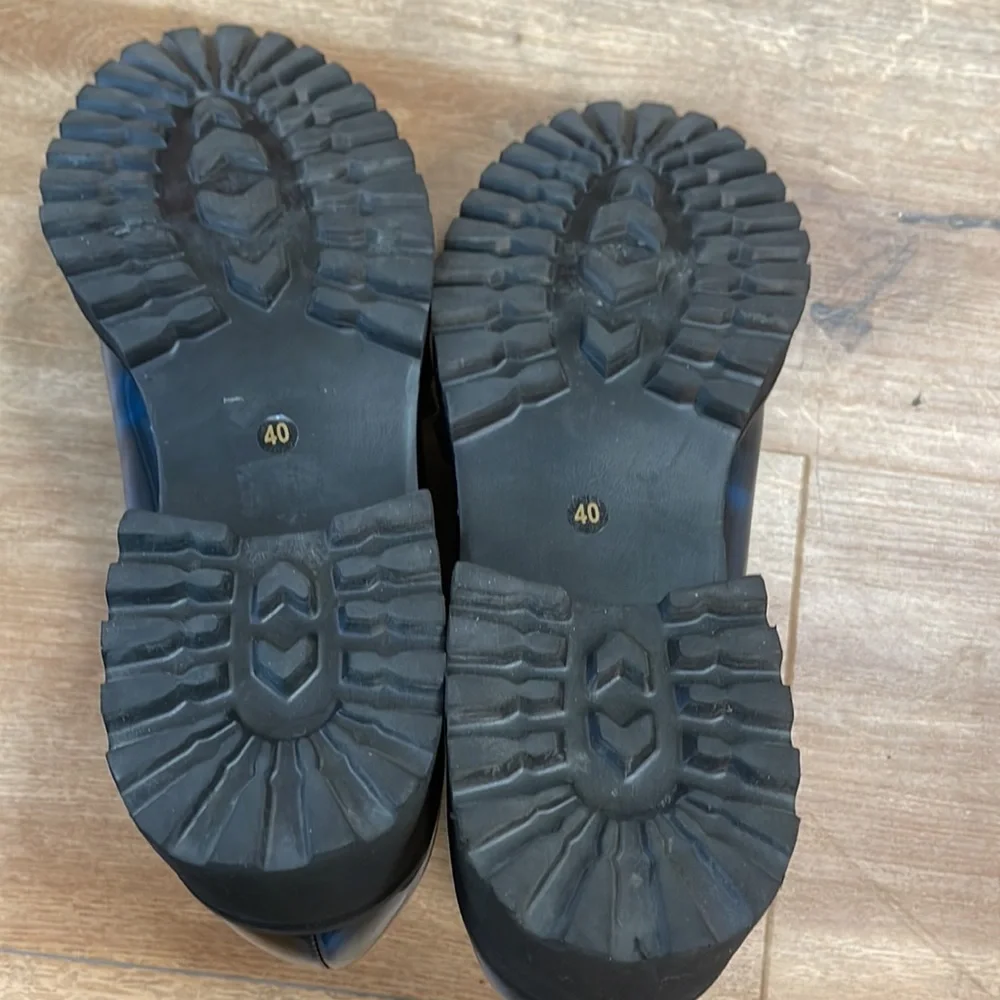 New Women's All Black Lug Monk Flats!!🔥🔥🔥 - Picture 12 of 13